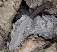 Кукри №4 из дамасской стали купить на сайте koval-knife.shop